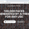 免費使用 Generated Photos 網站用人工智能生成的 10萬個臉孔