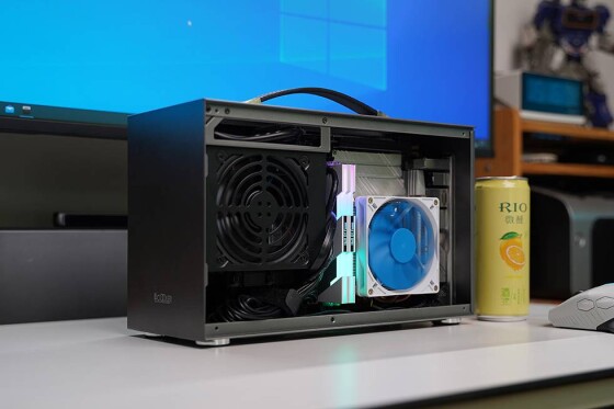 7.5L 小體積便攜式，超頻三蜂鳥i100CG PRO ITX 機箱裝機分| 香港矽谷