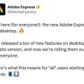 Adobe Express正式發佈！免費可玩，一個程序就能設計圖像、PDF和視頻