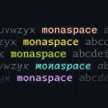 Github Monaspace 推出 5 款好看等寬編程字體 - 開源免費 / 顯示清晰 / 代碼易辨認